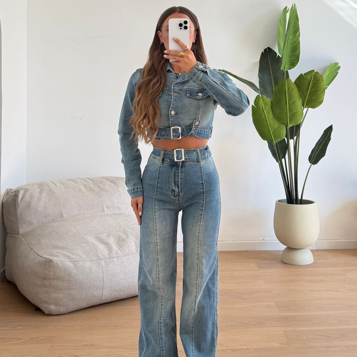 Coordinato in denim