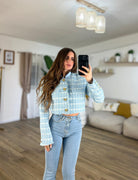 Giacca crop tweed Cynthia 2335 - Frida Shop