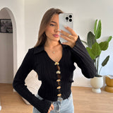 Cardigan Emy 6858-1-NERO