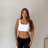 Top Lysia JUST-WEST 02711- BIANCO