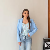 Giacca Luçya 13145 - CELESTE