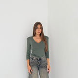 Maglia Samira 14591 - VERDE MILITARE