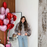 Pelliccia Graçe 68366-GRIGIO