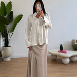 Camicia Satyn 25112-BIANCO