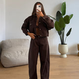 Pantalone Grace 5050 - MARRONE