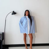 Camicia JUSTWEST Thäis 137-CA- CELESTE