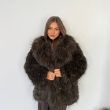 Pelliccia Freya 68363-VERDE