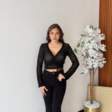 Incrociatina Tinashe 24013 - NERO