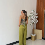 Pantalone Faye 24205-PISTACCHIO