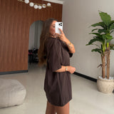 Shirt Cassel JUSTWEST 3235 - MARRONE