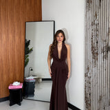 Abito Lily 12657 - MARRONE