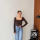 Body Nylon 13377 - MARRONE