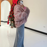 Pelliccia Mandy AG001-ROSA