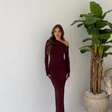 Abito Iris 12793- BORDEAUX