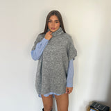 Maglione giromanica Madison 3028-GRIGIO