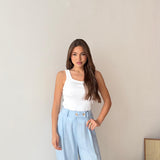 Pantalone Nora 5845 - AZZURRO