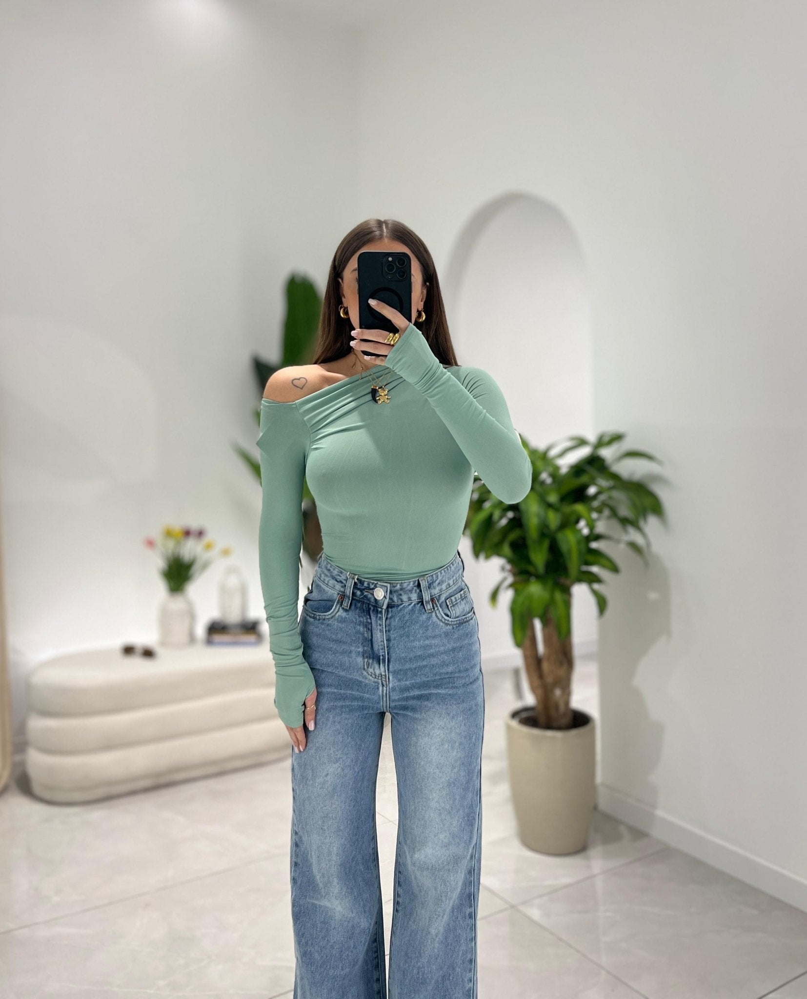 12724 MAGLIA IRIS (verde menta) - Frida Shop