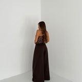 Pantalone Lyà 77126- MARRONE