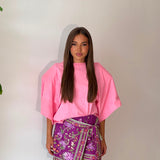 Gonna/Short Alina 5898- MAGENTA