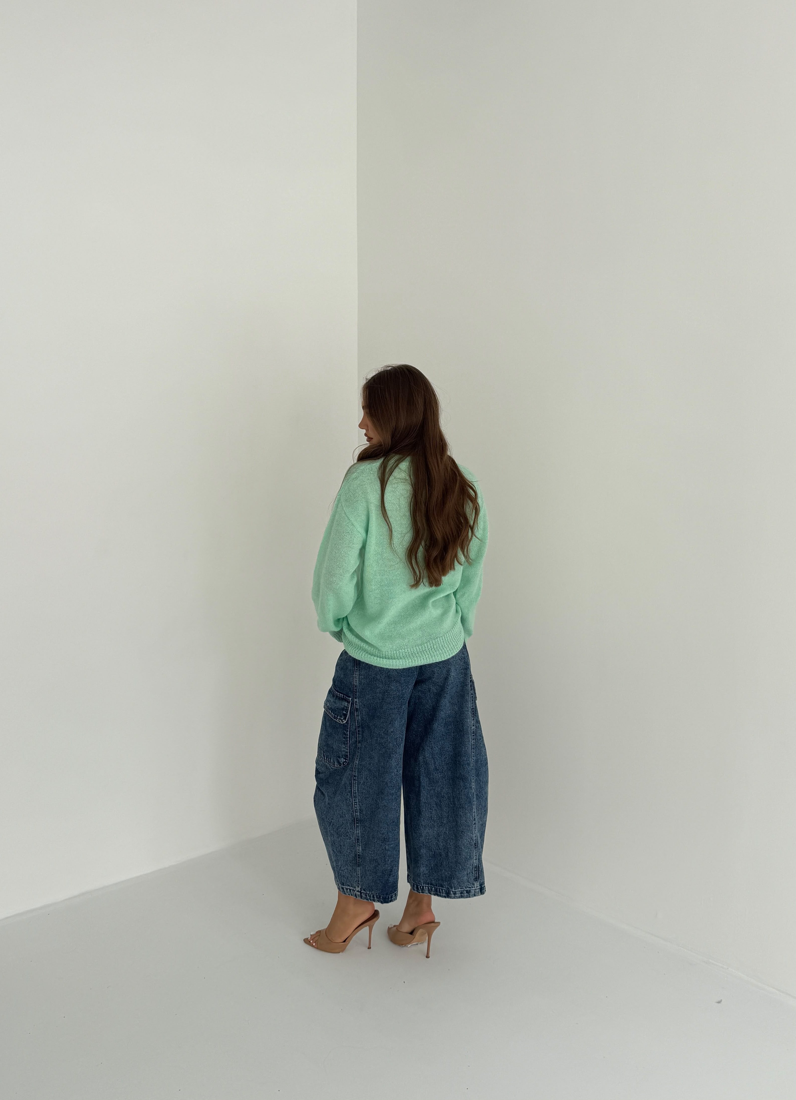 Maglioncino Elsa 2795- VERDE MENTA
