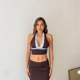 Coordinato Alice 6049- MARRONE