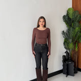 Jeans Amy 7998 - DENIM SCURO