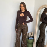 Pantalone Strings 46193-MARRONE