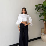 Maglia Kennedy JUSTWEST 158-T- BIANCO