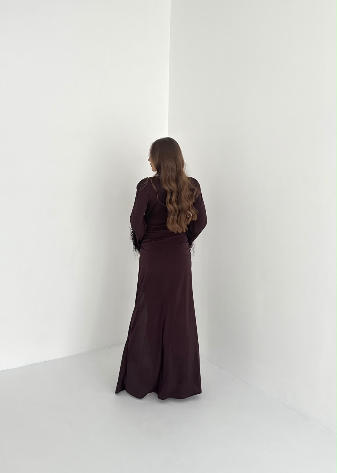 Abito Elaine 2717- MARRONE
