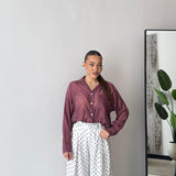 Camicia Nora 25135 - PRUGNA