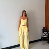 Coordinato Nadya 26157- GIALLO
