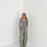Pantatuta Giselle 50249- VERDE MILITARE
