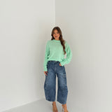 Maglioncino Elsa 2795- VERDE MENTA
