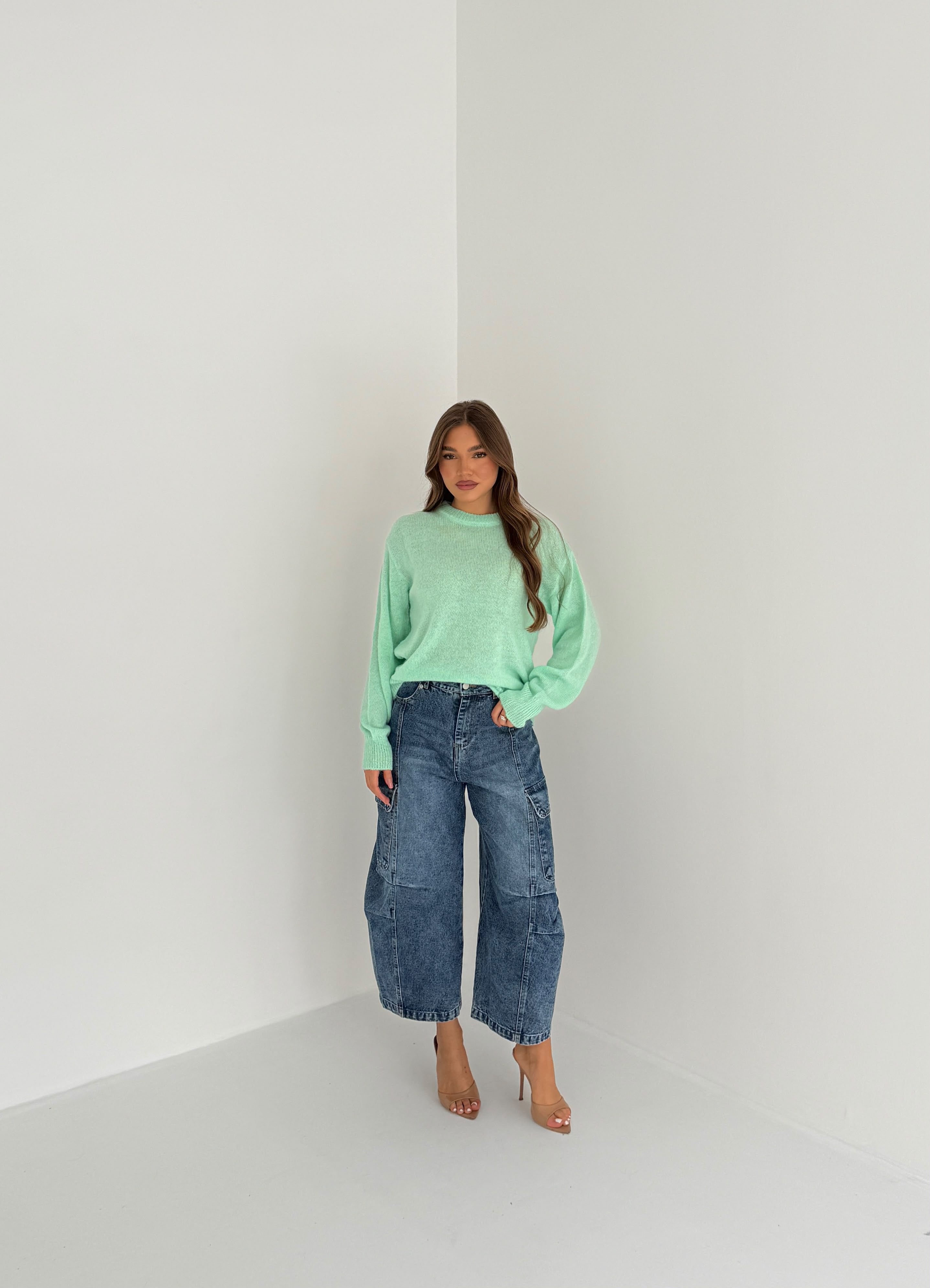 Maglioncino Elsa 2795- VERDE MENTA