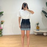 Gonna Alis 666T1-DENIM SCURO