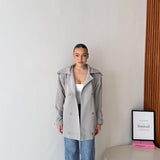 Trench Morgana 13020 - GRIGIO CHIARO