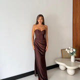 Vestito Cherry 20434- MARRONE
