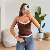 Canotta Lhena 37731-MARRONE