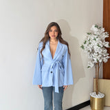 Blazer Oriana 3871 - CELESTE