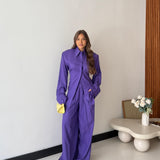 Coordinato Lino Zuma - VIOLA