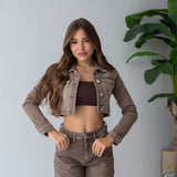 Giubbino Dhea 011-50 - MARRONE