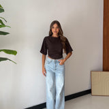 Shirt Milon 02713- MARRONE