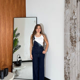 Salopette Maya MI2562- DENIM SCURO