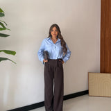 Camicia Amélie CR-2356- CELESTE