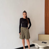 Shorts Trim 5825 - VERDE MILITARE
