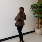 Camicia Thalia 031- MARRONE