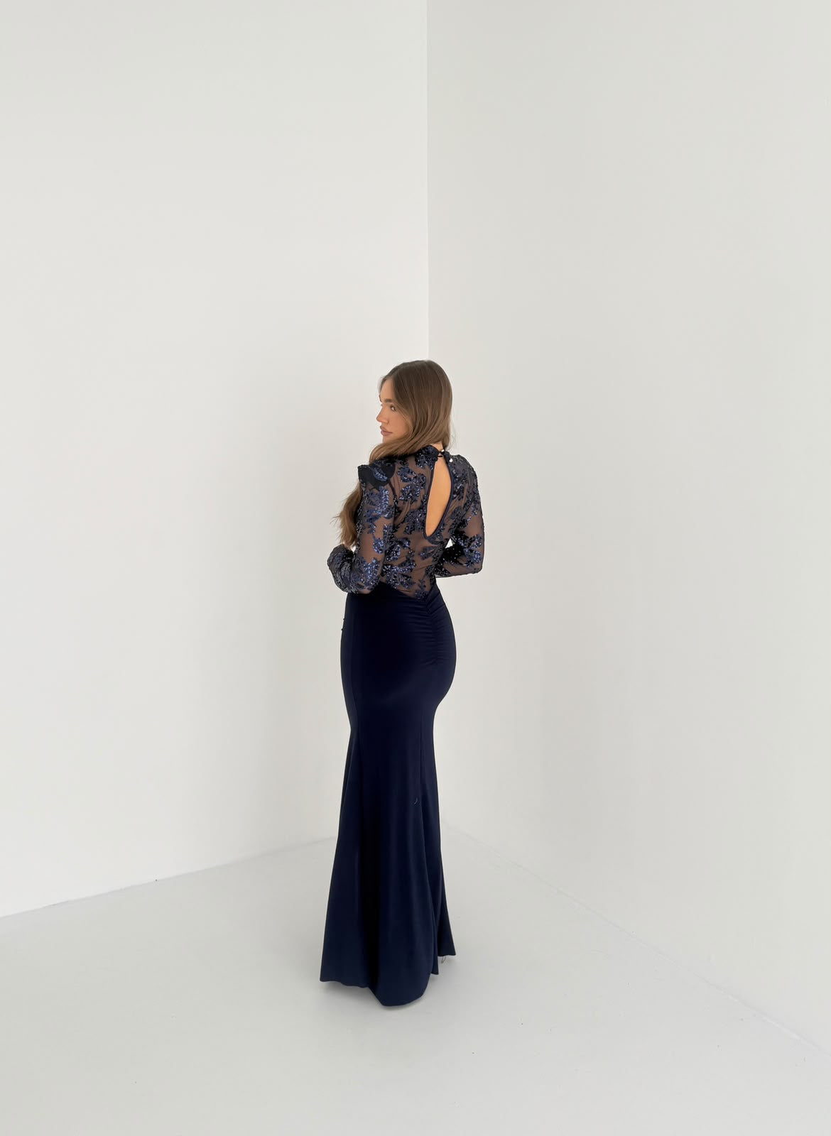 Abito Maelys 7636- BLU