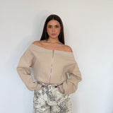 Felpa Middley 97101-BEIGE