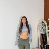 Maglia Mirra JUST-WEST M3243- GRIGIO