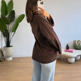 MaxiShirt Longsleeve Soul 3205 - MARRONE